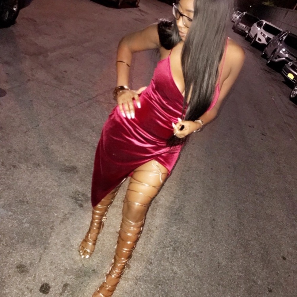 Nice quality velvet dress